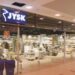 salon jysk z szyldem marki