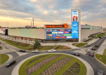 Gemini Park Tychy SFD, widok galerii z góry